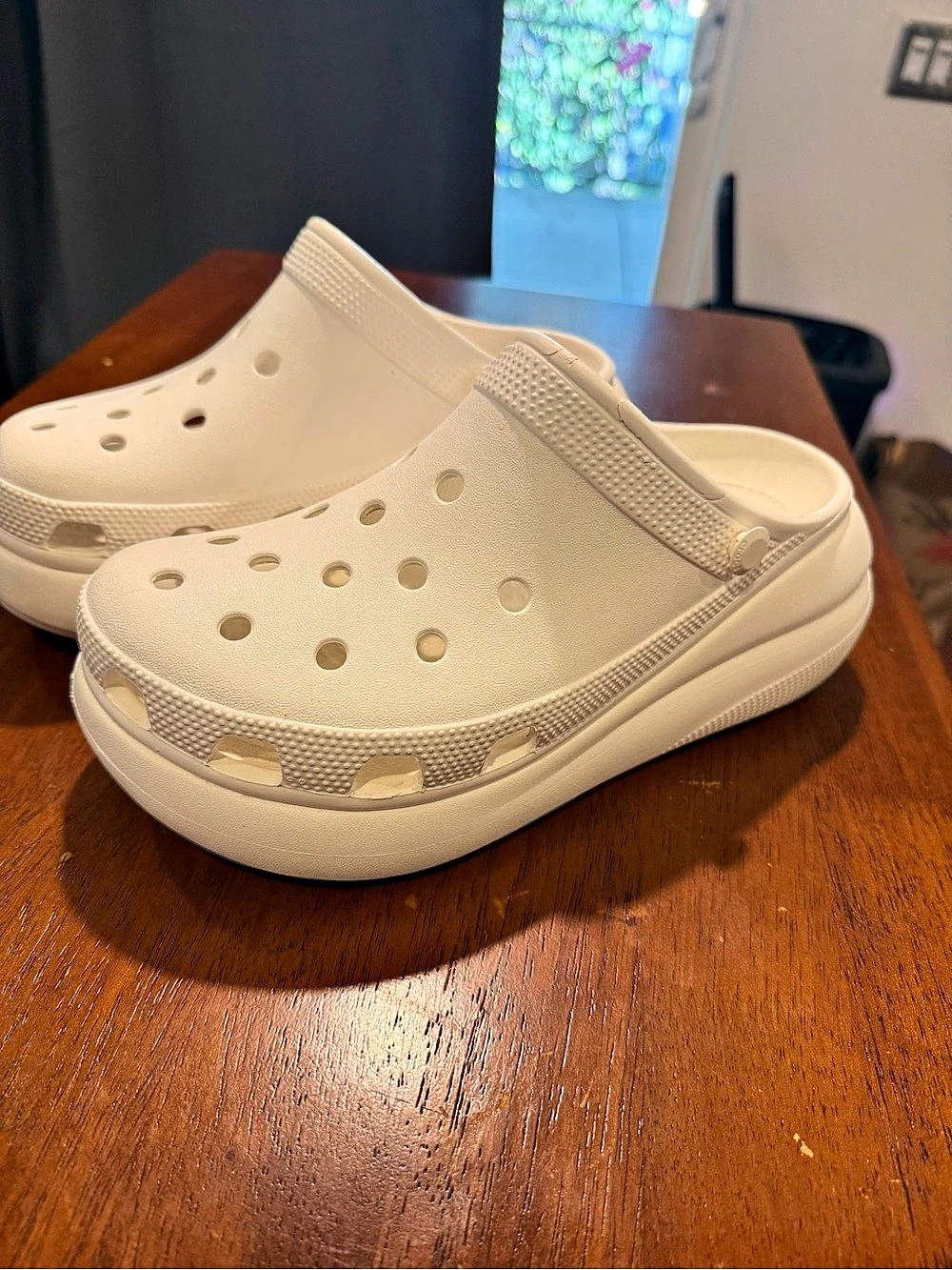 Crocs Baya Platform Clog White Clogs